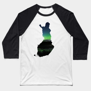 Green map of finland Baseball T-Shirt